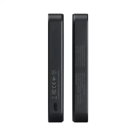 Pitaka Aramid Fiber Magnetic Power Bank Qi2 10 000 mAh - Black/Grey