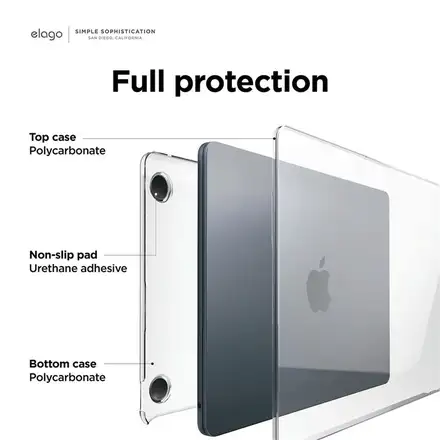 Elago kryt Ultra Slim Case pre Macbook Air 15" M2/M3/M4 - Dark Gray