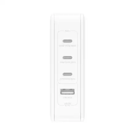 Belkin Boost Charge Pro 140W 4-Port GaN Wall Charger - White