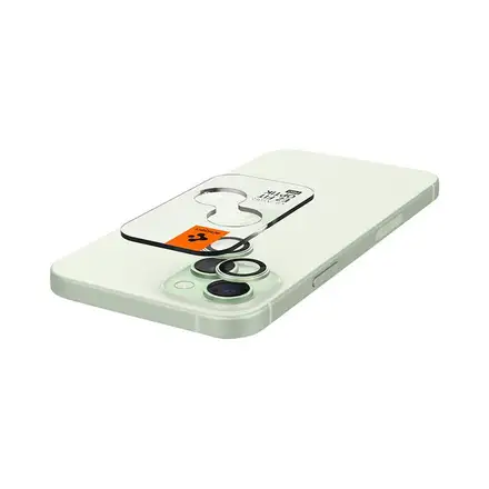 Spigen Optik Pro Lens Protector pre iPhone 15/15 Plus - Green