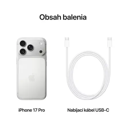 iPhone 17 Pro 256GB Strieborná