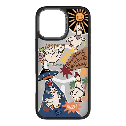 Comma kryt Cultural Series Magnetic Case pre iPhone 16 Plus - Playful Duck