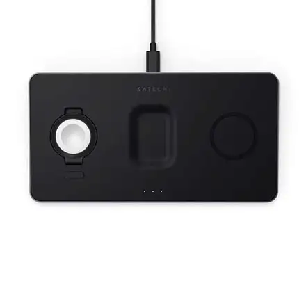 Satechi Trio Wireless Charging Pad - Space Gray