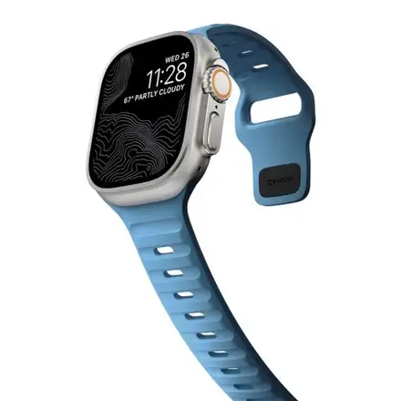 Nomad remienok Sport Strap pre Apple Watch 44-49mm - Electric Blue