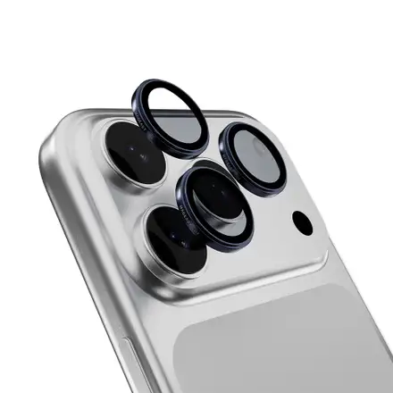 SwitchEasy Lenz Sapphire Camera Lens Protector pre iPhone 17 Pro/17 Pro Max - Titanium Midnight