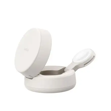 Belkin UltraCharge Pro 2-in-1 Convertible Magnetic Charger with Qi2 25W - Sand