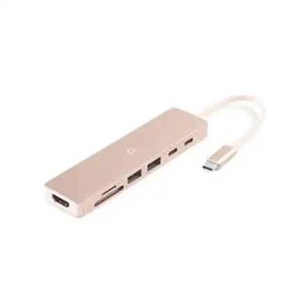 Aiino - Stream 7-in-1 hub for MacBook Neo - Blush
