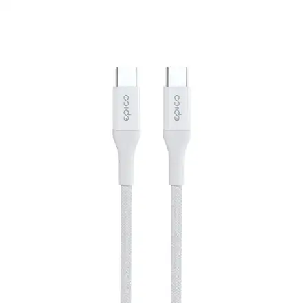 iStores by Epico Braided PD Cable 1.2m USB-C to USB-C - biely