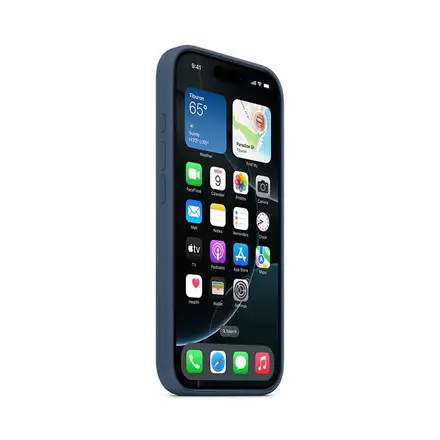 iPhone 16 Pro Silicone Case with MagSafe - Denim
