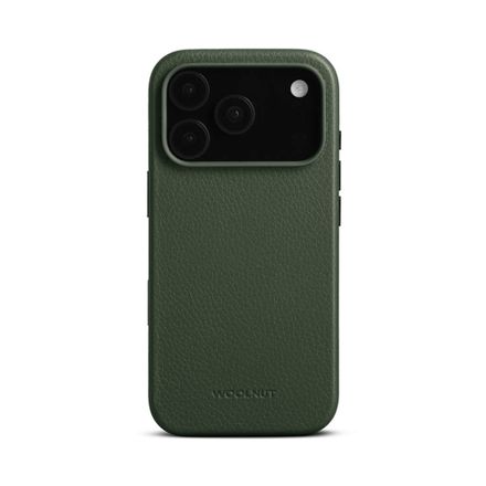 Woolnut Leather Case for iPhone 17 Pro - Green