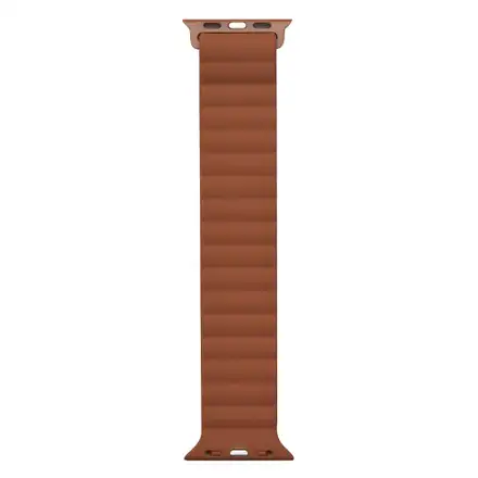 Devia remienok Deluxe Series Sport3 Silicone Magnet Band 44/45/46mm - Saddle Brown