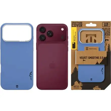 Tactical MagForce Velvet Smoothie 2.0 Kryt Apple iPhone 18 Pro Max/17 Pro Max modrý