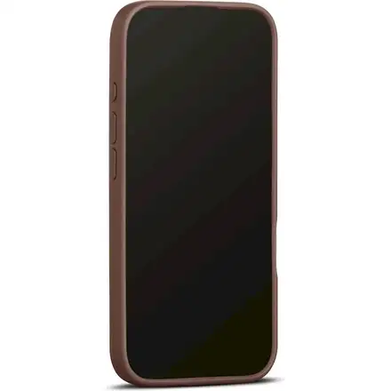 Woolnut Leather Case for iPhone 16 - Cognac