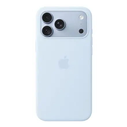 iPhone 18 Pro Max Silicone Case with MagSafe - Crisp Blue