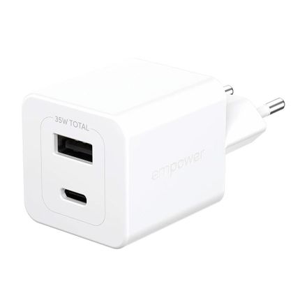 PanzerGlass EMPOWER Grand Prix USB-C/USB-A GaN 35W - White