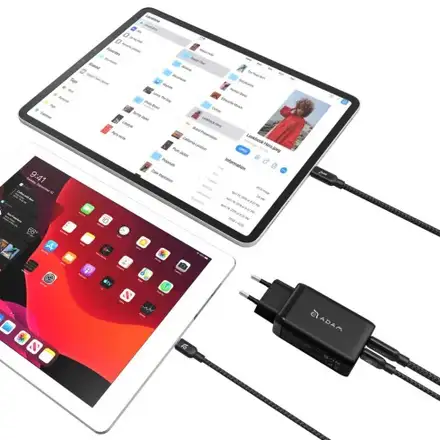 Adam Elements Omnia F6 USB-C PD/QC 3 GaN Super Charging Kit 65W - Black