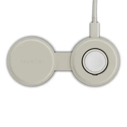Satechi Qi2 OntheGo 2-in-1 Wireless Charger - Sand