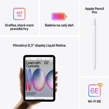iPad mini Wi-Fi 512GB Hviezdny biely (2024)
