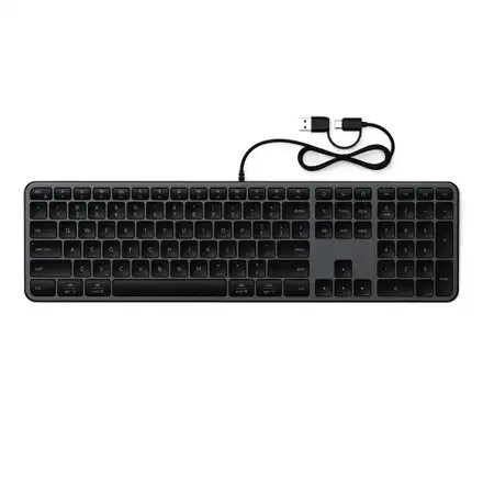 Satechi klávesnica Slim LX3 Wired Keyboard - Space Black