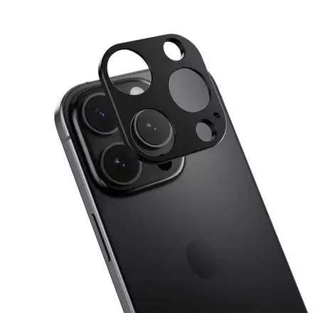 SwitchEasy LenShield Aluminum Lens Protector pre iPhone 16 Pro/16 Pro Max - Titanium Black