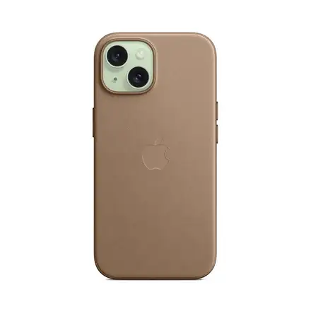 iPhone 15 FineWoven Case with MagSafe - Taupe