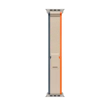 Apple Watch 49mm Orange/Beige Trail Loop - S/M