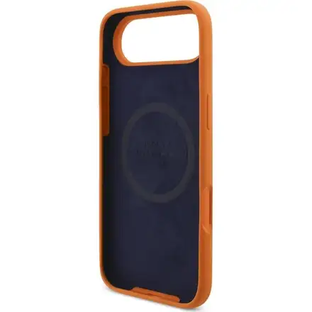 Red Bull Silicone Blue Ring MagSafe Zadný Kryt pre iPhone Air oranžový
