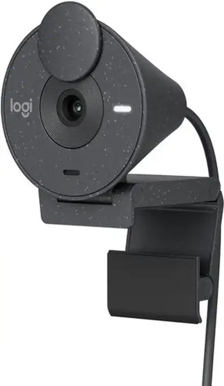 Logitech BRIO 300 - webcam, Full HD, USB-C, grafitová