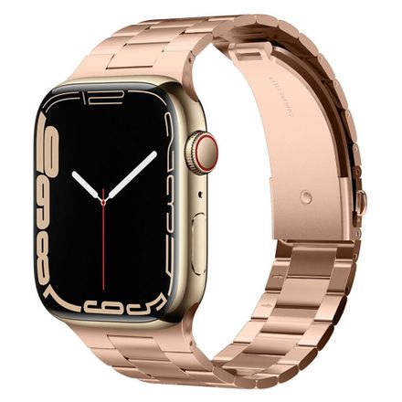 Elago remienok Metal Band pre Apple Watch 44/45/46mm - Rose Gold