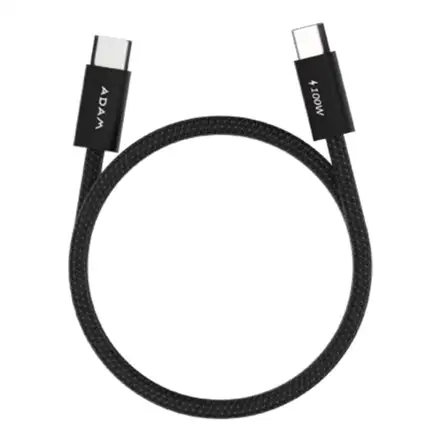 Adam Elements kábel iLinio C100 USB-C to USB-C 100W Magnetic 2pack - Black