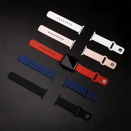 FIXED Silicone Sporty Strap pre Apple Watch 41/40/38 mm, ružový