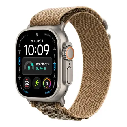 Apple Watch 49mm Desert Alpine Loop - Large - Natural Titanium Finish