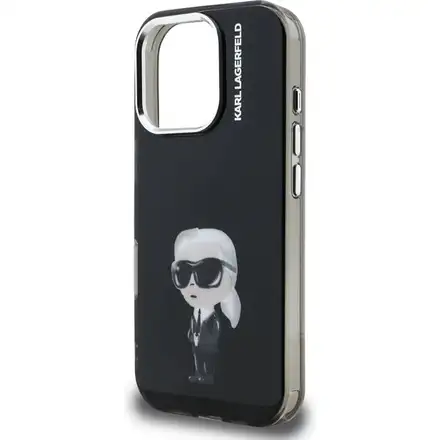 Karl Lagerfeld IML Aquarelle Karl kryt iPhone 16 Pro čierny