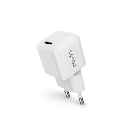 iStores by Epico 30W GaN Mini Charger - biely