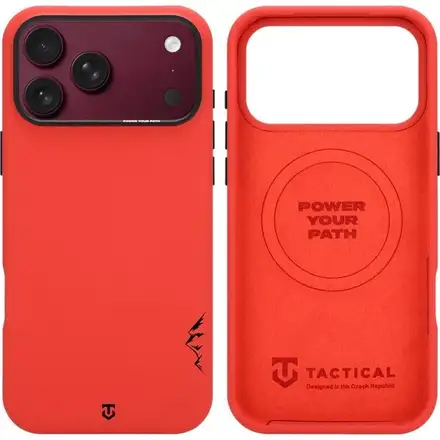 Tactical MagForce Velvet Smoothie 2.0 Kryt Apple iPhone 18 Pro/17 Pro červený