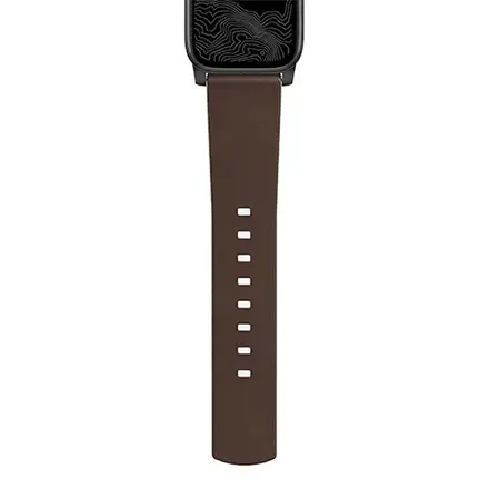 Nomad kožený remienok pre Apple Watch 44-49mm - Modern Brown/Black Hardware