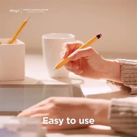 Elago kryt Classic Pencil Case pre Apple Pencil 1st Gen - Yellow