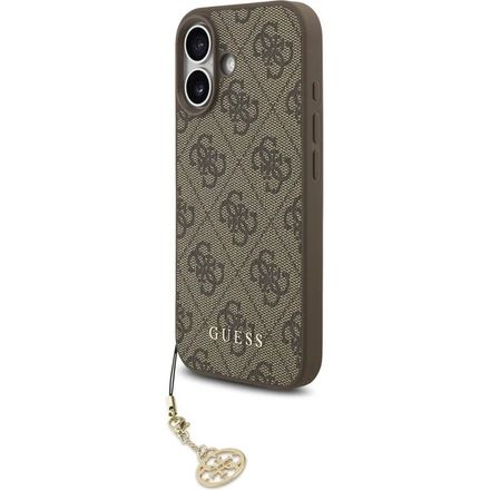 Guess 4G Charm MagSafe kryt iPhone 17 hnedý