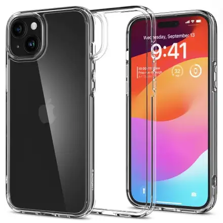 Spigen kryt Crystal Hybrid pre iPhone 15 Plus - Crystal Clear