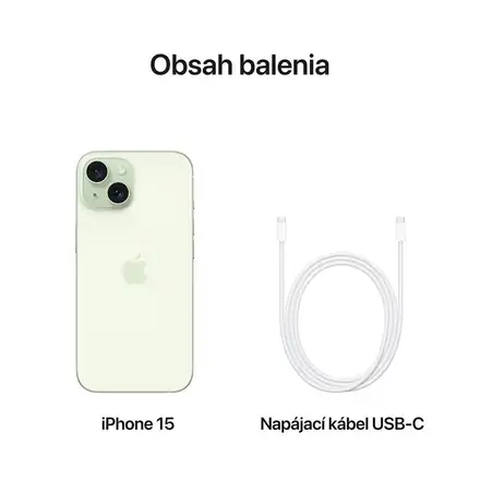 iPhone 15 128 GB zelená *Trieda C*