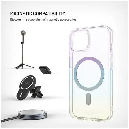 FIXED kryt MagRainbow s podporou Magsafe pro Apple iPhone 15, duhový