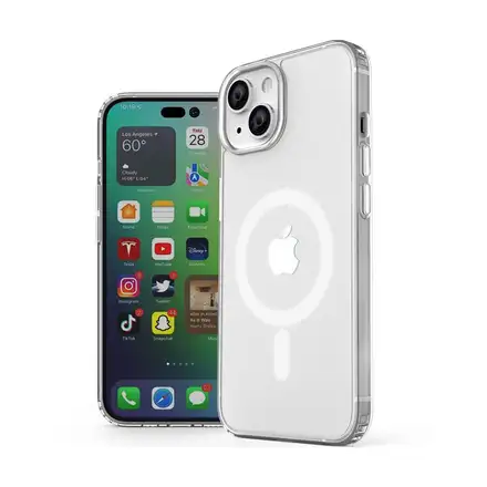 ER POWER kryt Ice Snap Magsafe pre iPhone 13 - Clear