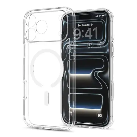 Spigen kryt Ultra Hybrid Magsafe pre iPhone 18 Pro Max - Clear White