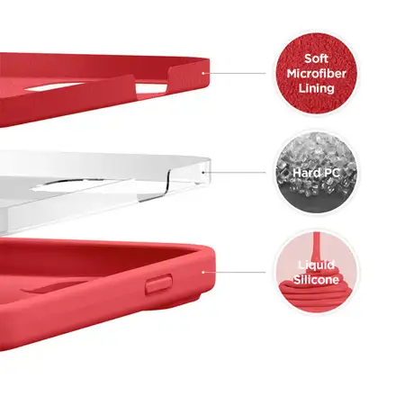 Elago kryt Silicone Case pre iPhone 13 Pro - Red