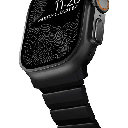 Nomad remienok pre Apple Watch 44-49 mm - Titanium Band/Black Hardware