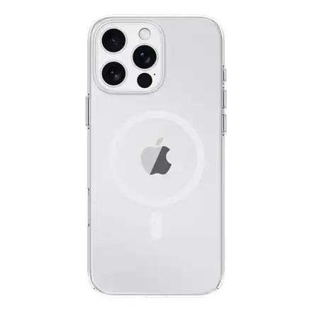 Comma kryt Glass Series Magnetic Case pre iPhone 16 Pro Max - Clear