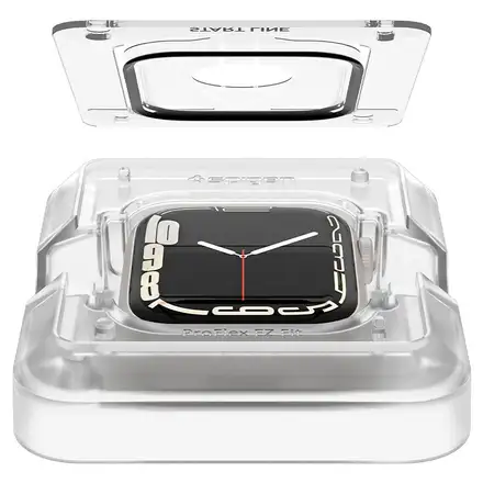 Spigen ochranné sklo Pro Flex pre Apple Watch 7/8 41mm - Clear