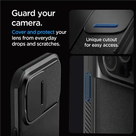 Spigen kryt Optik Armor Magsafe pre iPhone 16 Pro Max - Black