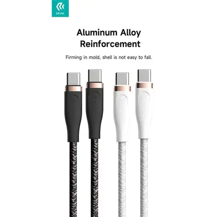 Devia kábel USB-C to USB-C Star Series Cable 1.5m - White