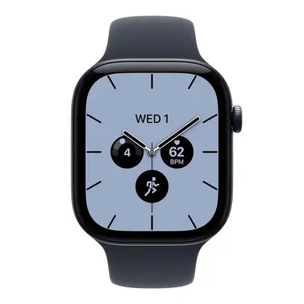Apple Watch Series 12 GPS + Cellular 46mm Night Blue Ceramic Case with Navy Blue Sport Band - S/M